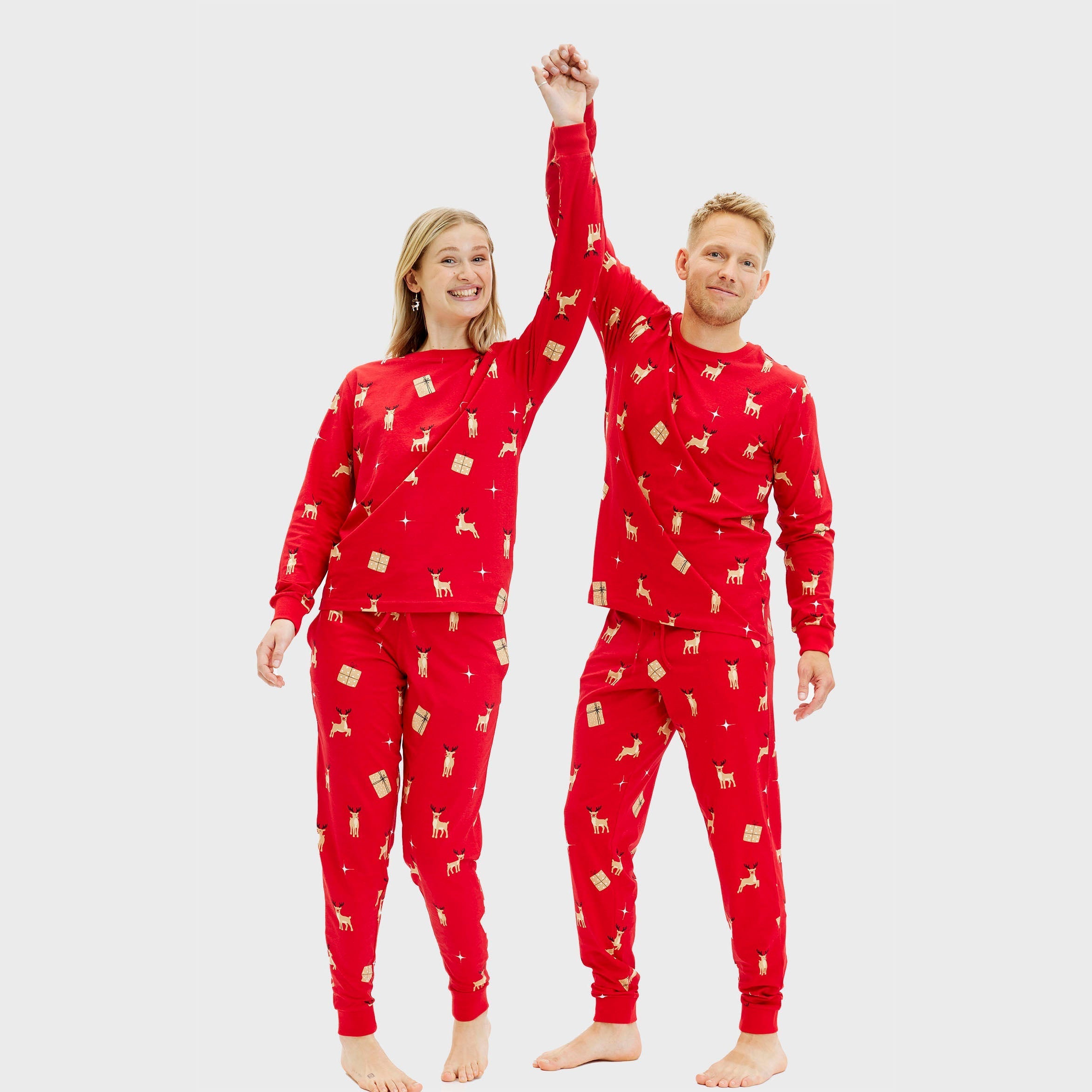 Elegante rode kerstpyjama - Heren.